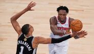 Wembanyama e Anunoby em ação