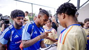 Os irmãos Leandro e Juninho Bacuna são duas das figuras da estreante Curaçao
