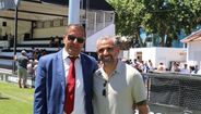 Rui Borges ao lado de Carlos Correia, presidente do Mirandela