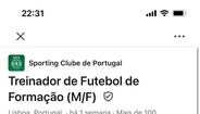 O anúncio do Sporting nas redes sociais