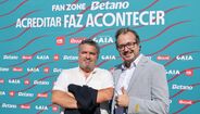 Bernardo Ribeiro (diretor de Record) e Vítor Pinto (subdiretor de Record)