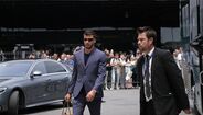 Rúben Dias no aeroporto