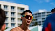 Cristiano Ronaldo na praia