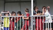 Adeptos viram de perto a Seleção