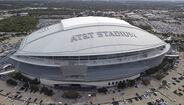 O AT&T Stadium antes do Mundial