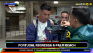 Cristiano Ronaldo na zona mista