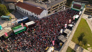 Fan Zone Betano completamente cheia
