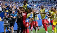 Cabo Verde festeja empate com o Uruguai