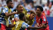 Cabo Verde festeja empate com o Uruguai
