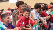Ambiente na Fan Zone de Gaia Betano Medialivre