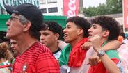 Ambiente na Fan Zone de Gaia Betano Medialivre