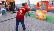Ambiente na Fan Zone de Gaia Betano Medialivre