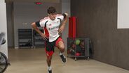 António Silva no ginásio