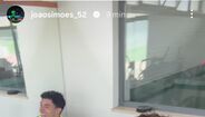  João Simões e Fresneda mostram-se a trabalhar no ginásio