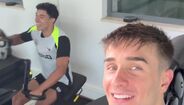  João Simões e Fresneda mostram-se a trabalhar no ginásio