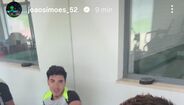 João Simões e Fresneda mostram-se a trabalhar no ginásio