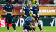 Jogadores do Uruguai ficaram desolados