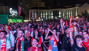 As melhores imagens da festa dos adeptos portugueses na Fan Zone Betano em Gaia