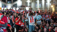 As melhores imagens da festa dos adeptos portugueses na Fan Zone Betano em Gaia