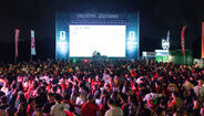 As melhores imagens da festa dos adeptos portugueses na Fan Zone Betano em Gaia