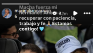 Maxi deixa mensagem de força a Ugarte