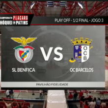 <![CDATA[ Hóquei em patins: transmissão em direto do Benfica-OC Barcelos ]]>