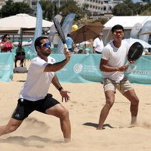 <![CDATA[ Portugueses despedem-se na primeira ronda de pares masculinos na Sand Series ]]>
