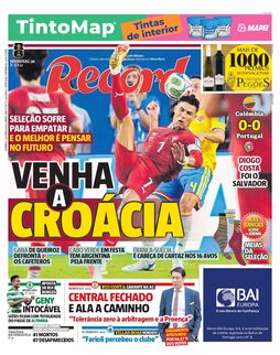 Capa do dia