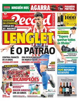 Capa do dia