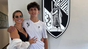 Katia Aveiro com o filho, Dinis Pereira