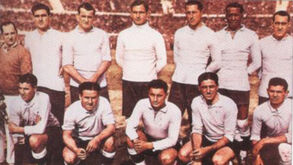 A seleção do Uruguai campeã do Mundo em 1930
