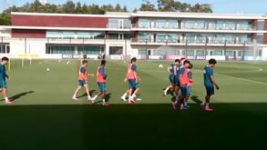 Transmissão em direto do treino da Seleção Nacional