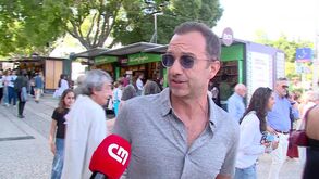 Frederico Varandas na Feira do Livro, em declarações à CMTV