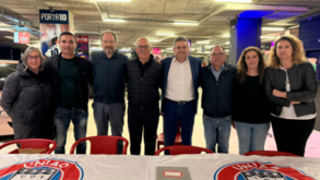 Luís Carlos Caetano (quarto a contar da esquerda) é o presidente da U. Leiria