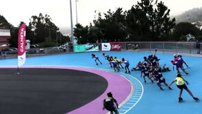 A queda aparatosa que deixou quatro patinadoras feridas no Campeonato Nacional de Absolutos