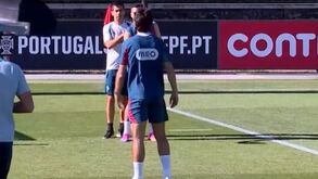 Transmissão em direto do treino da Seleção Nacional