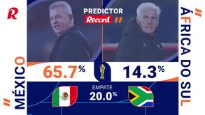 México-África do Sul: estatísticas dão vantagem aos mexicanos