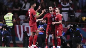 Gonçalo Ramos, Bernardo Silva e Francisco Conceição