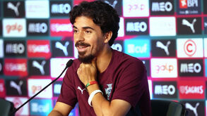 Vitinha em mais uma conferência de imprensa da Seleção Nacional