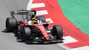 Lewis Hamilton na Catalunha
