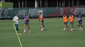Transmissão em direto: siga o treino da Seleção Nacional
