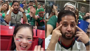 Ulises Miramontes foi apanhado a fazer um gesto xenófobo no Coreia do Sul-Rep. Checa