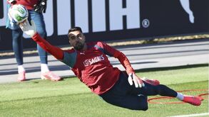 Diogo Costa em ação na Seleção