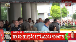 A chegada da Seleção
