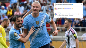 O comentário de Haaland a Bernardo Silva