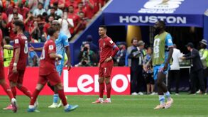 Cristiano Ronaldo após o Portugal-RD Congo
