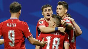 Sadilek celebra golo contra a África do Sul