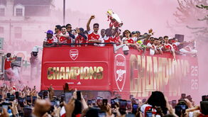 Arsenal festeja título de campeão