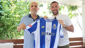 Farioli com o presidente do Alanyaspor