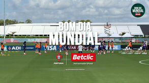 Bom dia Mundial: da cara fechada de Rúben Dias na conferência à boa-disposição no treino
